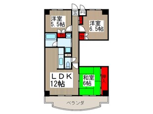 シャルマン２の物件間取画像